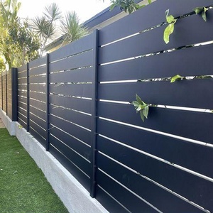 Aluminum Privacy Panel Fence Outdoor Gardens Easily Assembled Wind Resistance