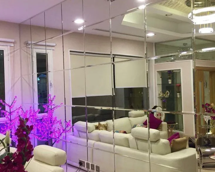 Aluminium framed office glass partition room in commercial facility