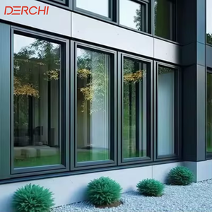 High Efficiency Windproof Aluminum Windows Wholesale Safe Durable Modern Double Glass Aluminum Frame Casement Windows