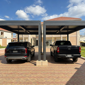 Wholesale Aluminum Carport Pergola with Fixed and Operable Louver Panels Flexible Layout for Commercial Outdoor Parking