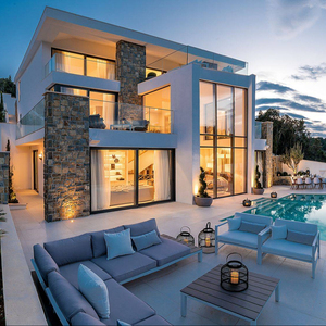 Light Steel Framing Modular Prefab Luxury Container Villa