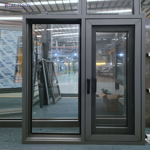 Fuson Thermal Break Aluminum Windows Double Glazing French Window Triple Glazed Casement House Windows