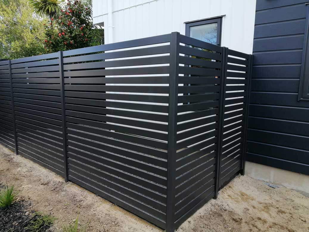 Custom aluminium privacy screens engineered for solar shading and visual sightline privacy
