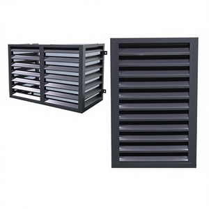 Rainproof Aluminum Alloy Louvered Shades Air-Conditioner Outdoor Unit Cover