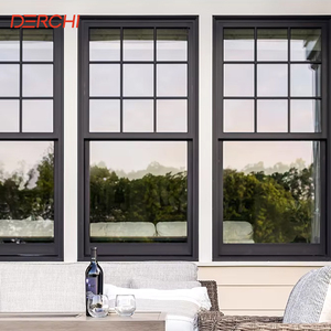 Double Hung Windows Modern Design High Quality Of Aluminium Sash