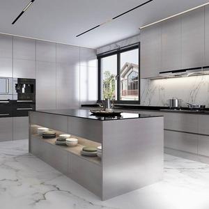 Factory Price High Quality Customized Size Water Proof Aluminium Stainless Steel Kitchen Cabinet For House