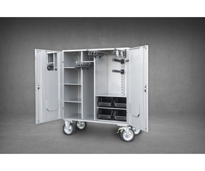 High Quality Customized Aluminum Horse Tack Trunk Locker Stable Cabinet