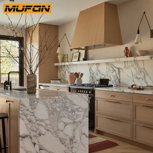American White Oak Shaker Cabinet with Island Custom Furniture Set Sale Solid Wood RTA Kitchen Cabinets Ready to Assemble