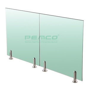 Frameless Glass Railing 10-16mm Balustrade Balcony Australia Glass Pool Spigot Glass Fence